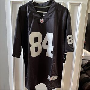 Antonio Brown 84 Raiders Stitched Jersey Medium Black New
